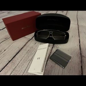 Salvatore Ferragamo Ladies Aviator Sunglasses